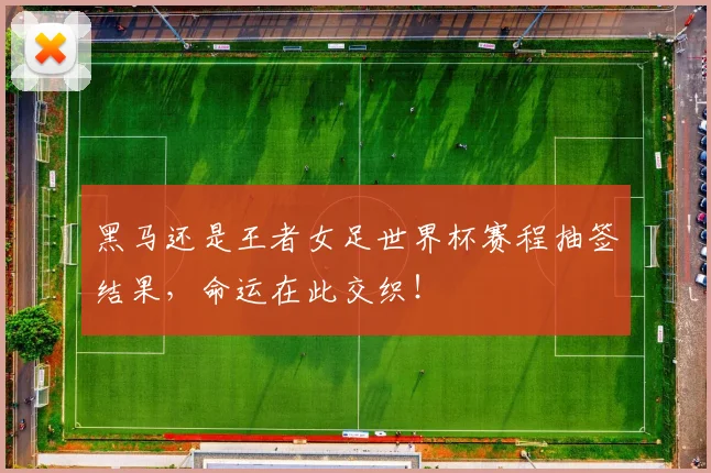 黑马还是王者女足世界杯赛程抽签结果，命运在此交织！